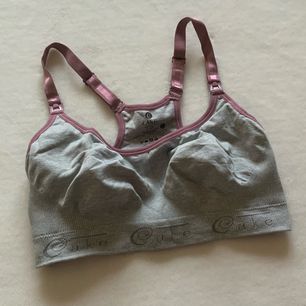 Cake Maternity Cotton Candy Seamless Sleep & Yoga Wire-free Nursing Bra - Picture 4 of 13